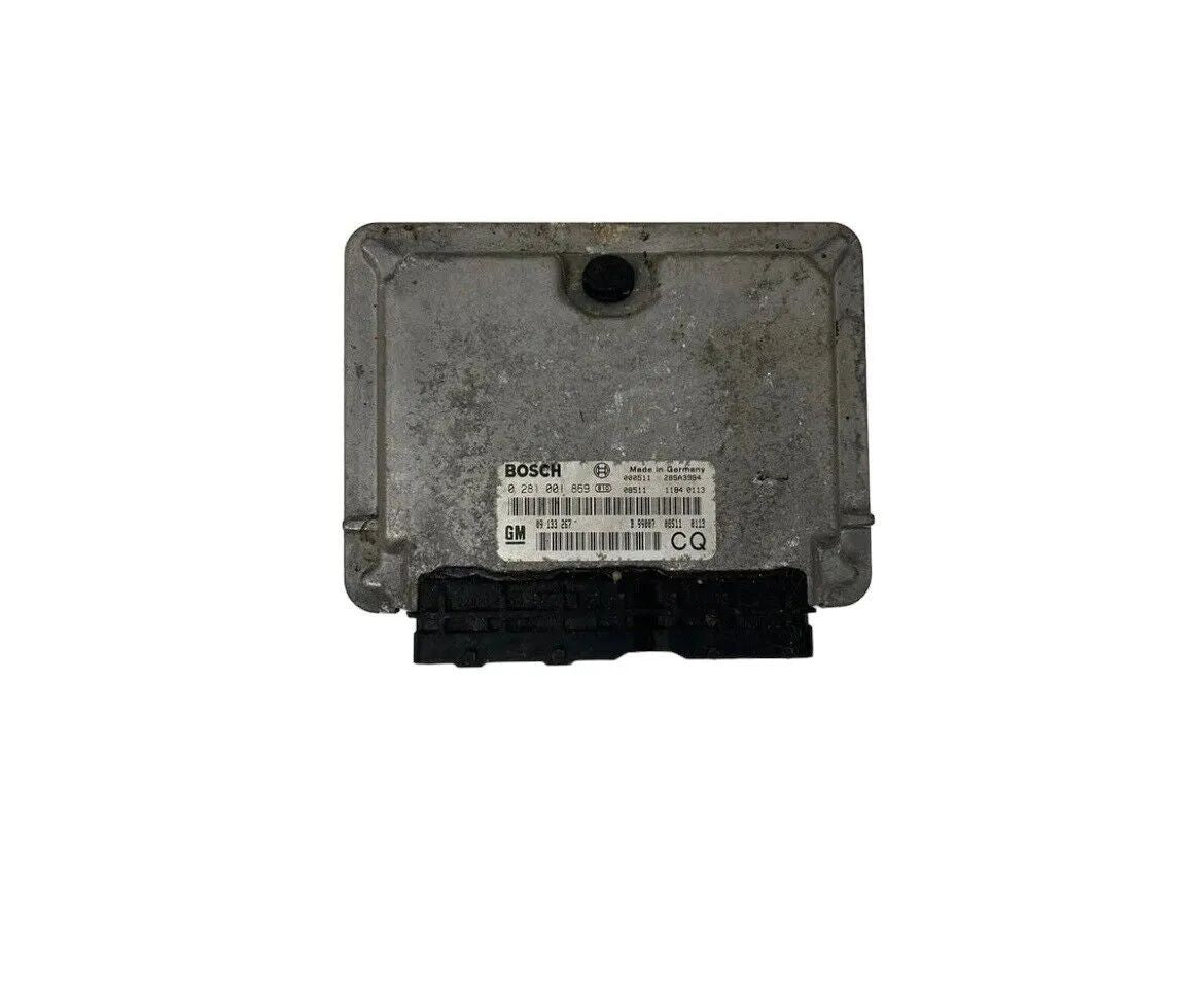Opel Astra G BOSCH Motorsteuergerät Steuergerät 0281001869 09133267