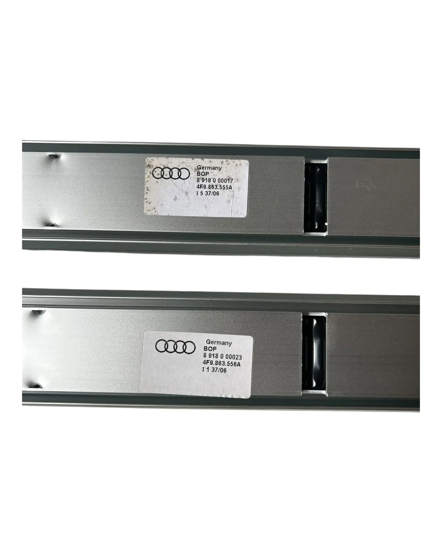 Audi A6 4F C6 Avant Alu Halteschiene Ladesystem Kofferraum 4F9863555A 4F9863556A